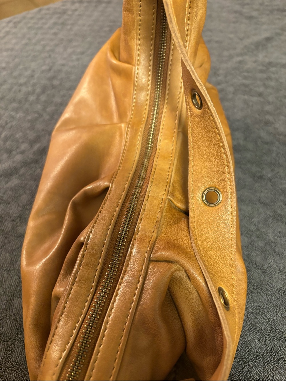 ROAN by Bed Stu Cognac/Brown Leather Shoulder Bag - Picture 11 of 14